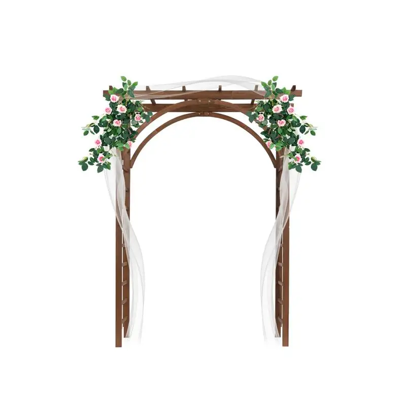

Stunning and Versatile Dark Brown Garden Arch for Outdoor Spaces