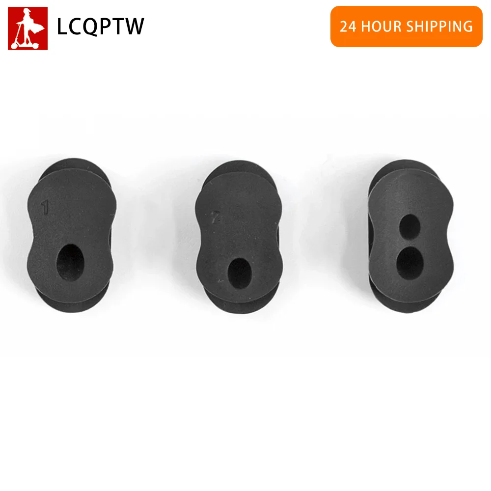 3PCS Dust Plug Rubber Black Silicone Plug For Ninebot MAX G30 G30D Electric Scooter Chargering Line Hole Cover Case