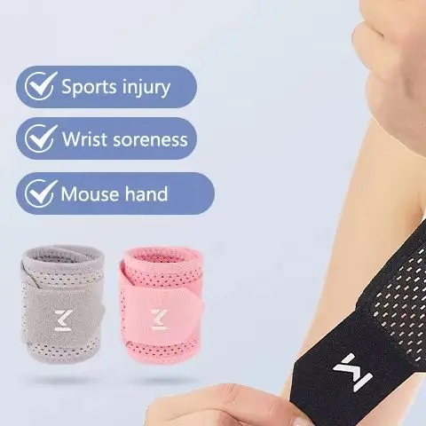 

Breathable Wrist Support Brace Adjustable Pressurized Wrist Protectors For Joint Pain Sprain Prevention Tendon Sheaths Unisex