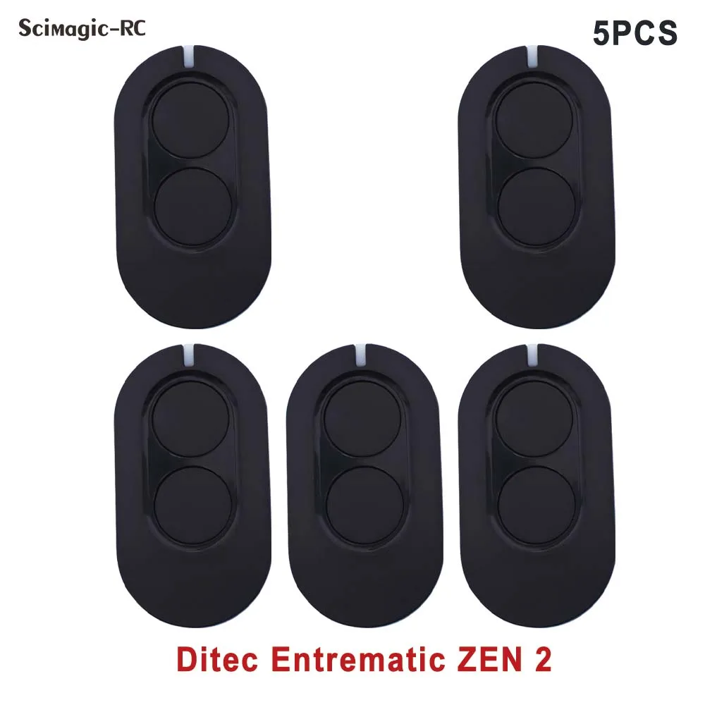 1/3/5/10pcs DITEC Entrematic ZEN2 ZEN4 BIXLS2 BIXLP2 GOL4 BIXLG4 Garage Door Remote Control 433MHz Rolling Code