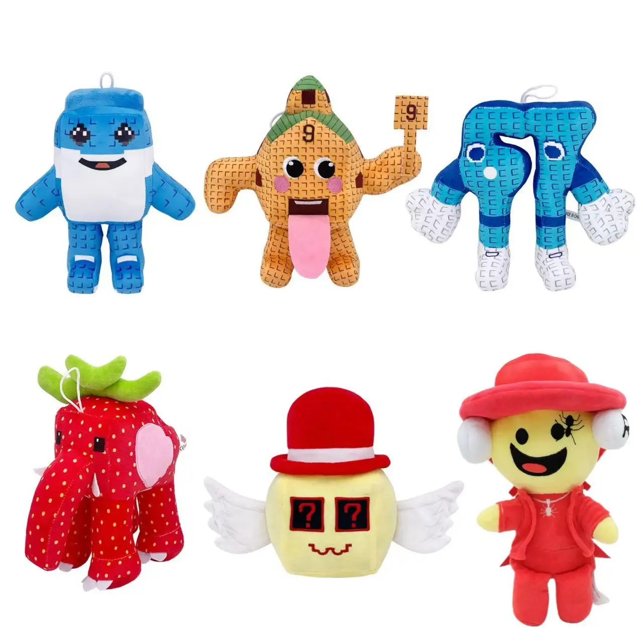 

Popular Steal A Brainrot Sammy Jandel Strawberry Elephant Plush Doll Anime Peripherals Toy Halloween Christmas Gift