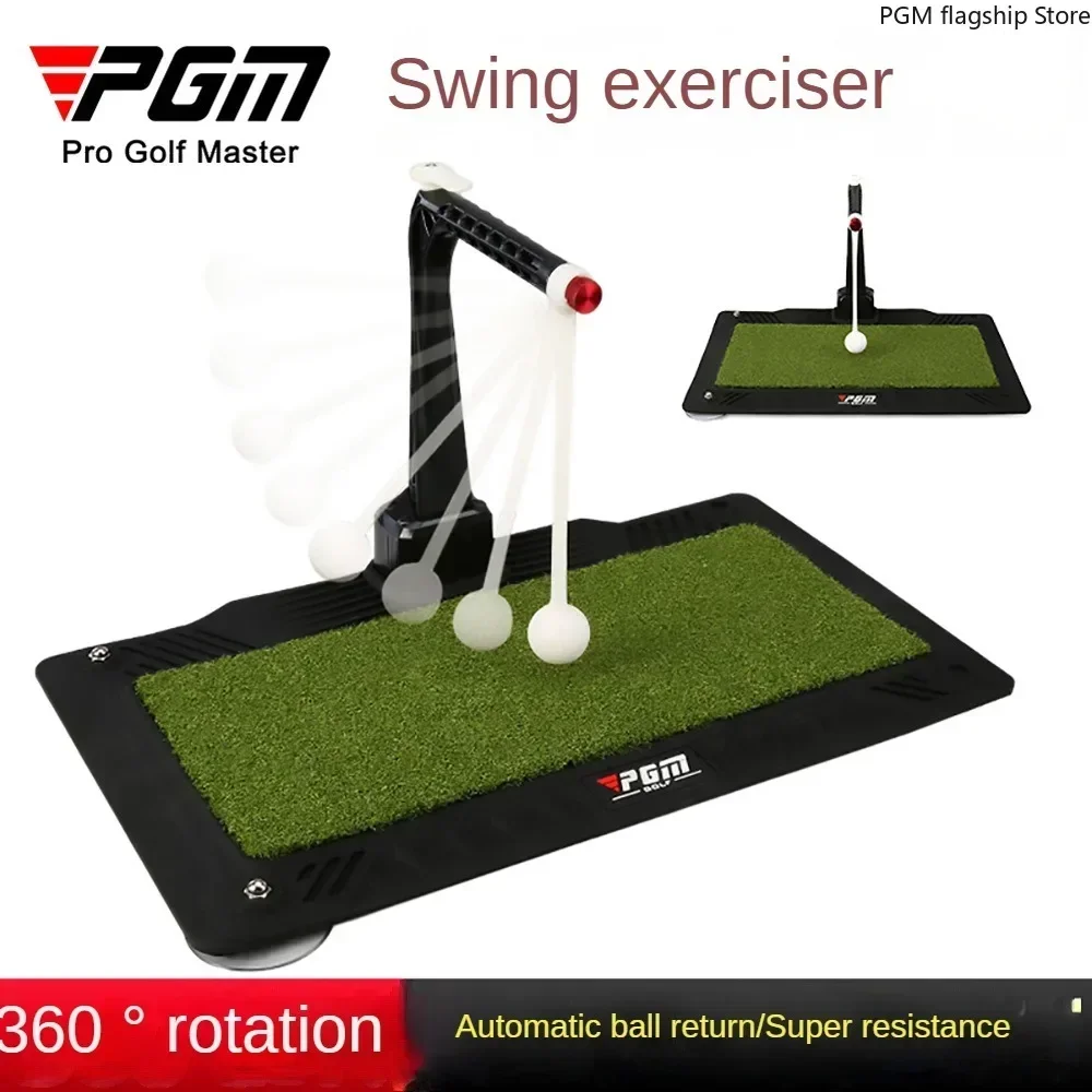 

PGM Indoor Golf Swing Training Device 360° Rotation Training Device Adjustable Height Stand HL007