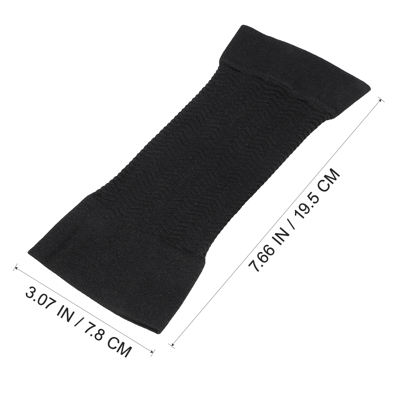 1 قطعة 1 زوج أسود مطاطا ضغط أكمام أذرع تبريد التخسيس المشكل دعم العضلات تجريب الجري ارتداء اليومي الذراع #3