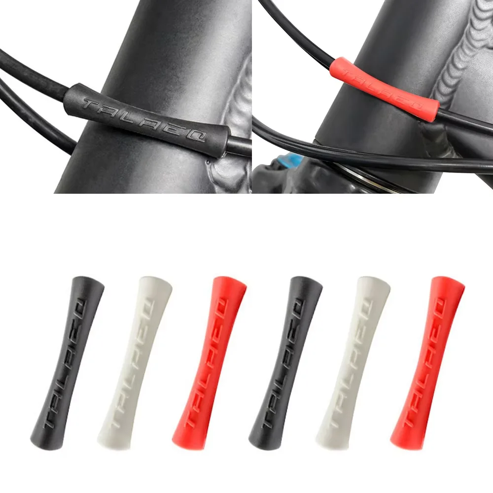 4pcs MTB Anti-friction Bike Frame Protection Rubber5pcs Protective Cover Guard Tubes Cable Protector Line Tube Protective Sleeve