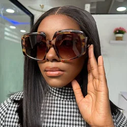 Vintage Oversized Sunglasses Women Irregular Brand Big Frame Sun Glasses Female Black Yellow Style Square Glasses Oculos De Sol
