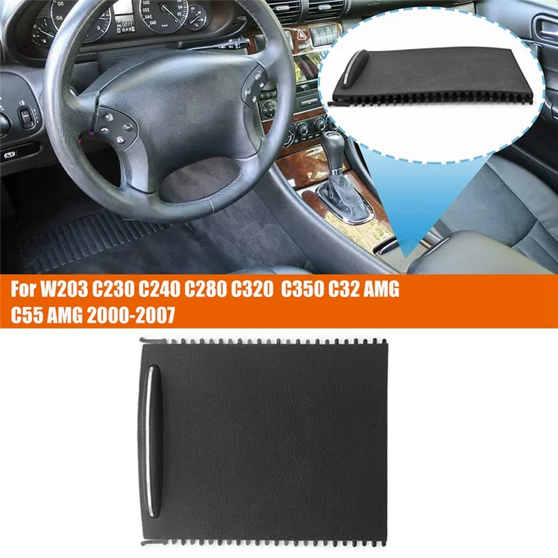 BAAA-A20368001239051 Center Console Cover Water Cup Roller Blind for Mercedes C-Class W203 2000-2007 Drink Holder Curtain