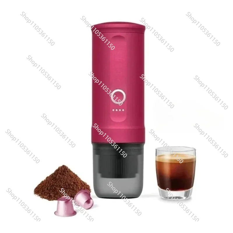 Portable Handheld Coffee Machine Heated Camping Hiking Automatic Car Small Gift Capsule Ultra Light
