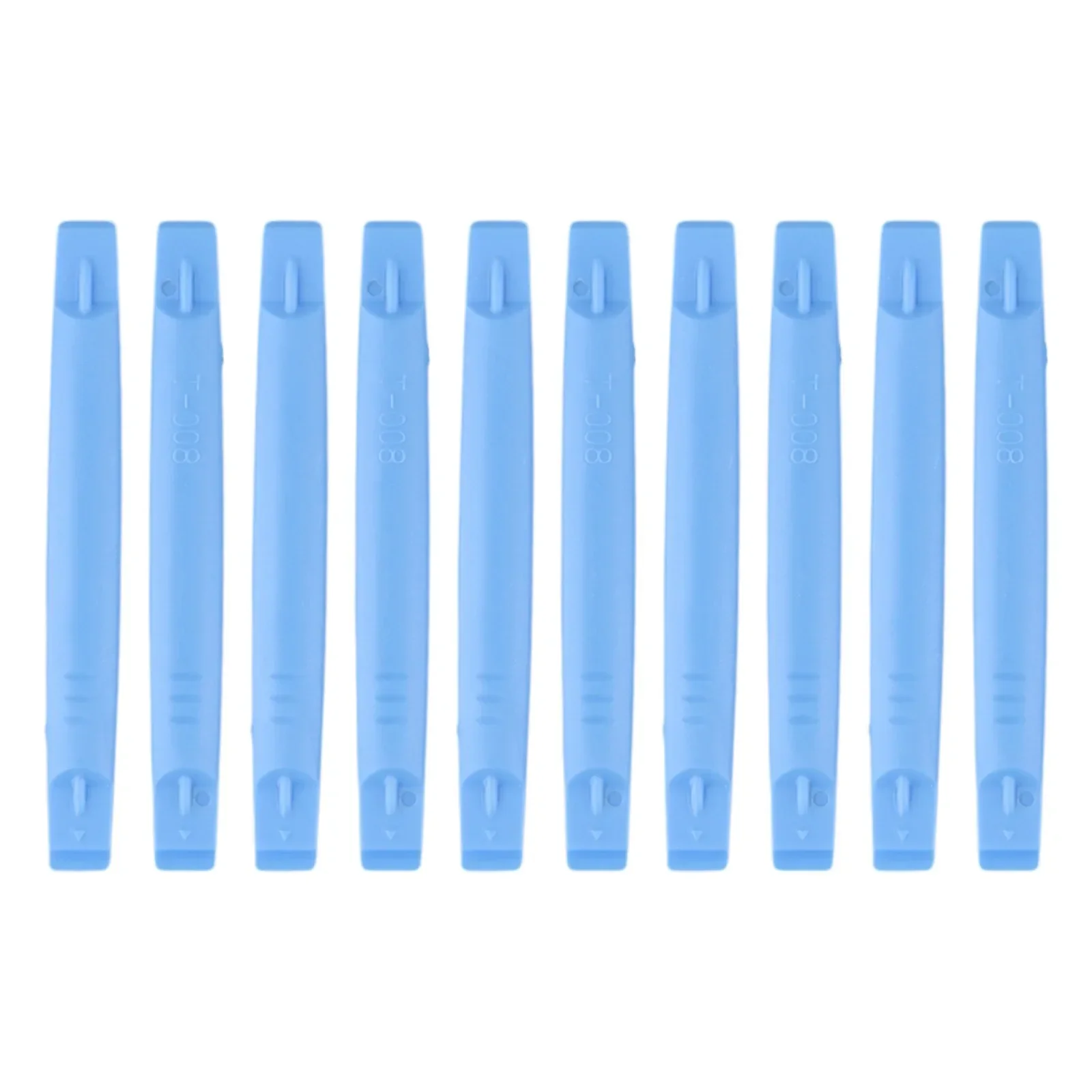 Plastic Opening Tool 83mm Cylindrical 10pcs DIY Tool For Mobile Phone For Repairing Light Blue Opener Pry Bar Tool