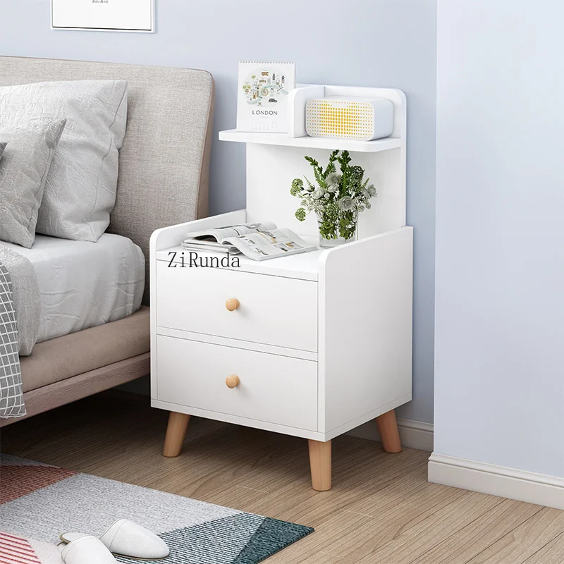 Cheap bedside table Simple modern Nordic economy Bedside table Small bedroom storage rack