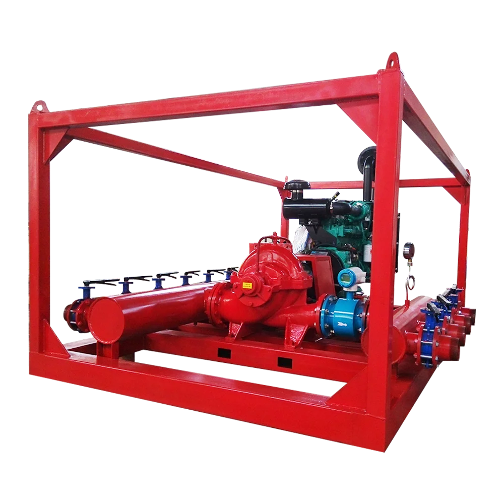 Multifunctional application large flow  engine power generation pump