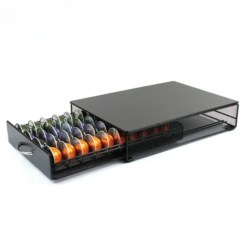 

Cross-border supply of coffee capsule rack display rack 40 vertuoline drawer storage rack