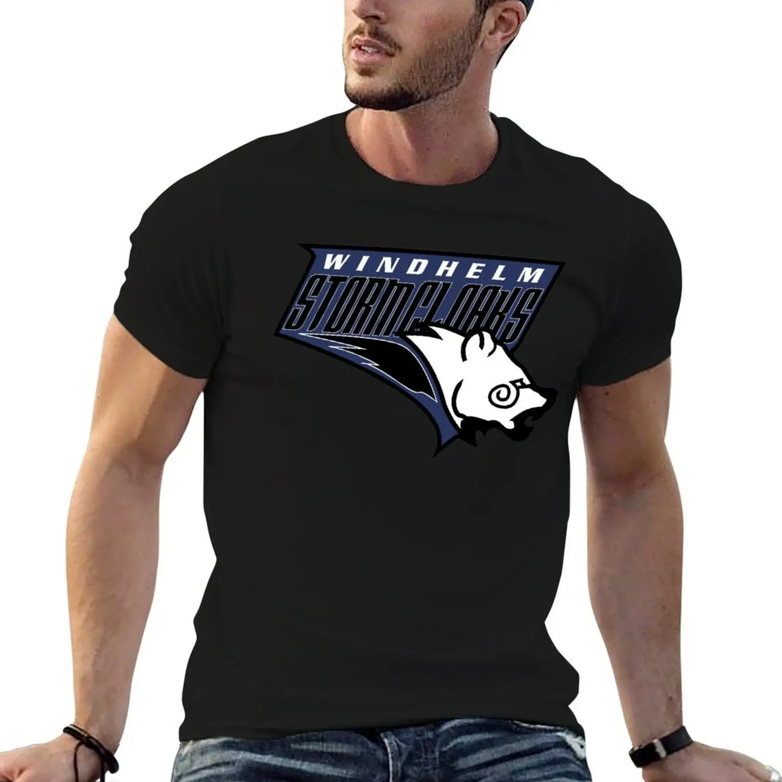 

Windhelm Stormcloaks Basketball Logo T-Shirt man t shirt summer man graphic t shirt T-Shirt