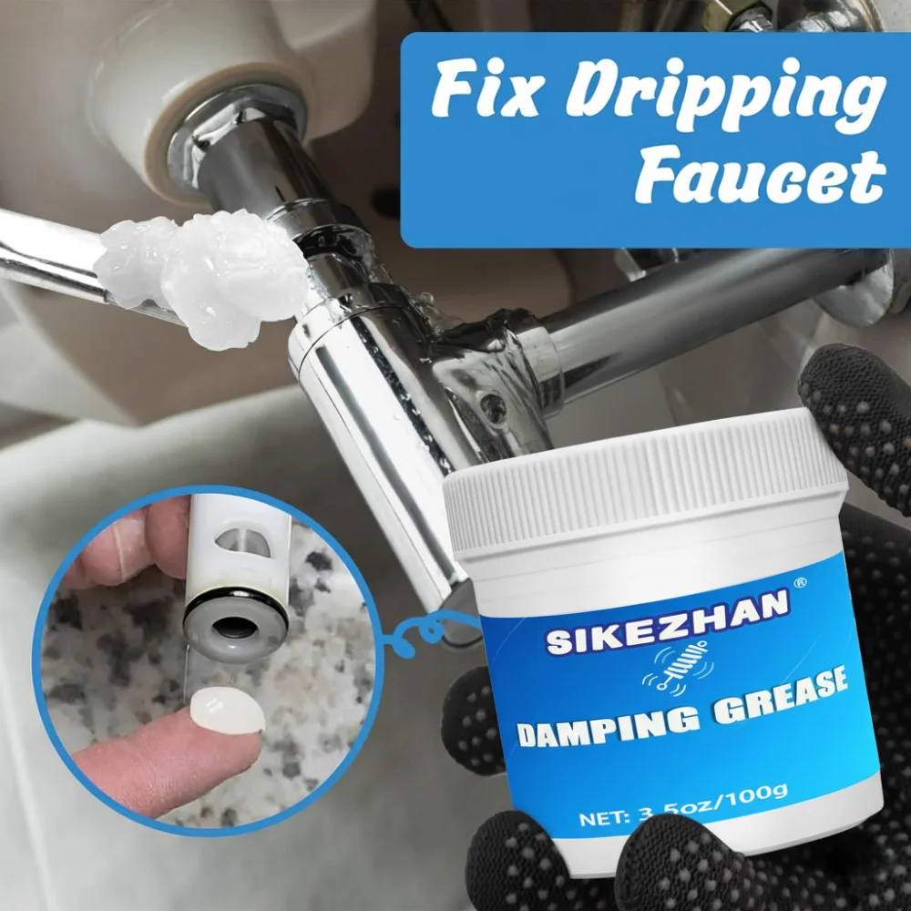 Synthetic Damping Grease Medium Viscosity Noise Reduction Lubricant for Hinges Gears Optical Instruments Smooth Motion Control
