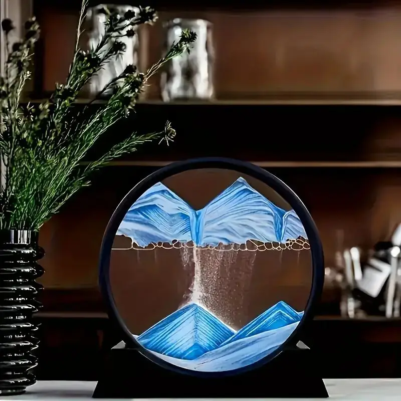 Quicksand Art Dome - Mesmerizing Moving Sand Display, Perfect for Home & Office Decor