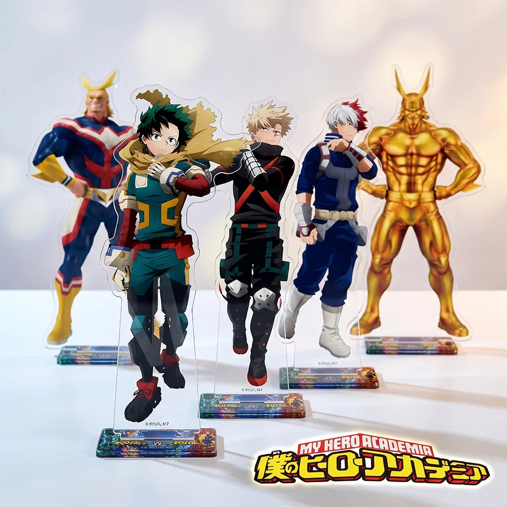 My Hero Academia 15CM Acrylic Stand keychain Anime Stand Izuku Midoriya Katsuki Bakugo Fashion Desktop Tabletop Display Ornament