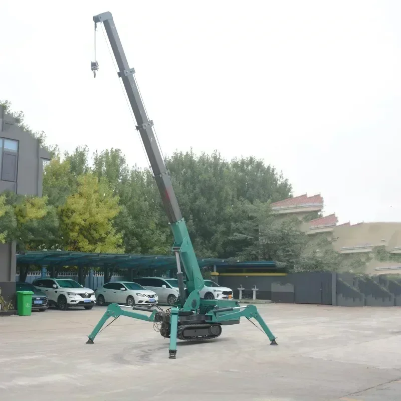 High Quality Crane Spider 5 Tons Spider Crane Narrow Access Portable Telescopic Spider Crane 1.5 Ton for Indoor Use