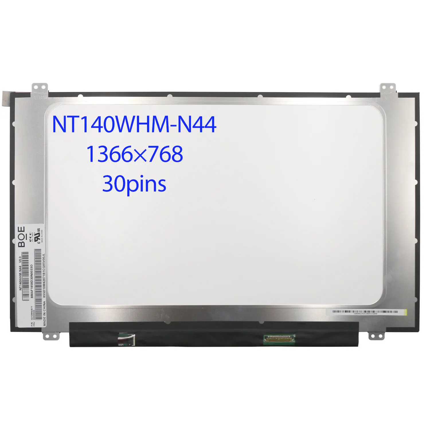 

14.0"Laptop LCD Screen NT140WHM-N44 V8.0 Fit N140BGA-EA4 C1 C5 For Lenovo ideapad CB-14IGL05 Chromebook S330 S340-14 LED Display