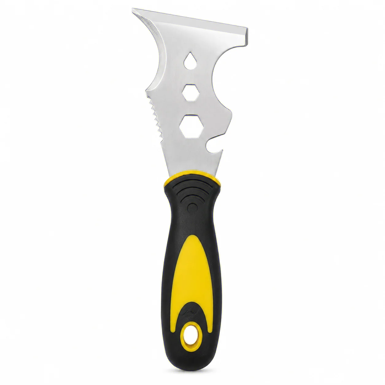 1PC 15-in-1 Stainless Steel Putty Knife Multi-Use Tool with Paint Scraper Wallpaper Can Opener - Home DIY Construction Tool
