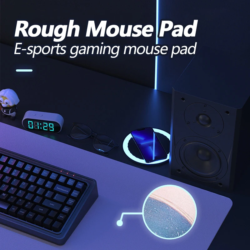 450x400x5mm Gamer E-sports FPS Gaming Rough Mouse pad Keyboard Pad MousePad