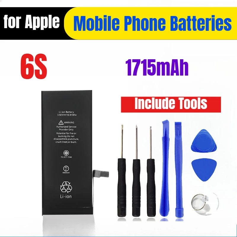 

1715mAh Built-in Lithium Battery for Apple 6S Mobile Phone Batteries