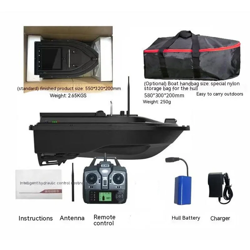 Fishing Remote-controlled Nesting Boat Intelligent Gps Positioning Automatic Return 500 Meter Bait Feeding Hook Boat