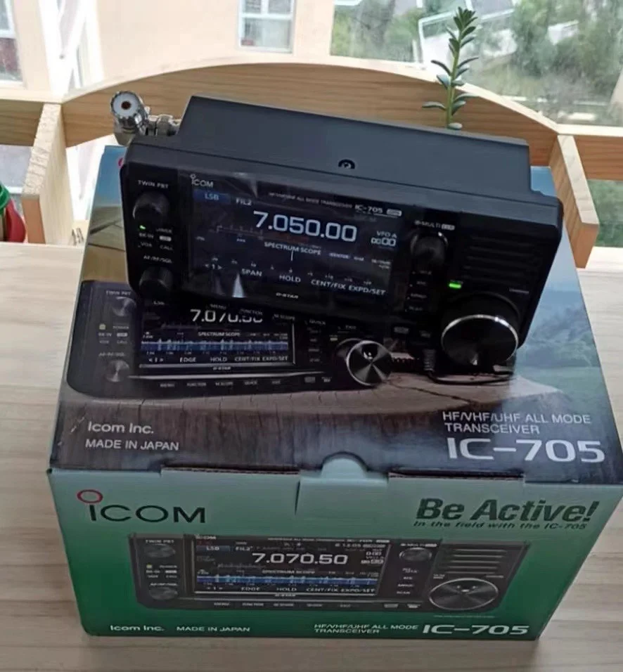 ICOM-IC-705 Modo completo Rádio de ondas curtas, Banda completa, GPS, Bluetooth, Digital, Ao ar livre, Portátil