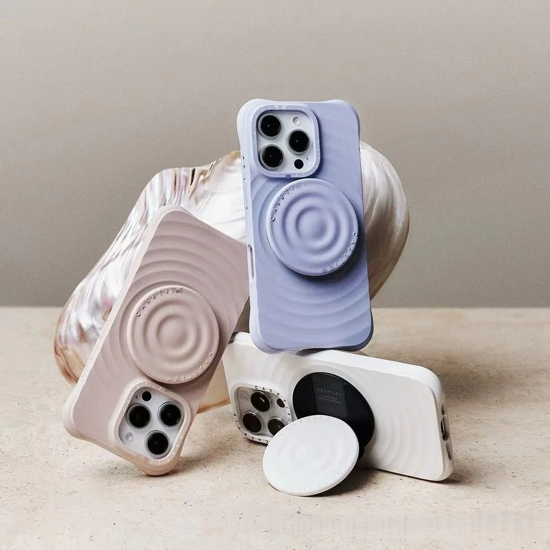 Capa magnética para iPhone 16 Pro Max Capa de silicone líquido com relevo 3D estilo celebridade capa à prova de choque para iPhone 13-16