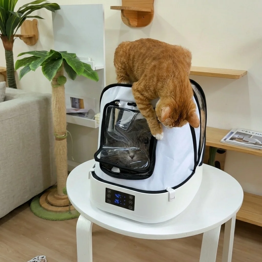 Custom Color 60L Real Image Automatic Pet Dryer Box Ozone Sterilization Foldable Smart Cat Grooming Dog Fast Drying Hair Dryer