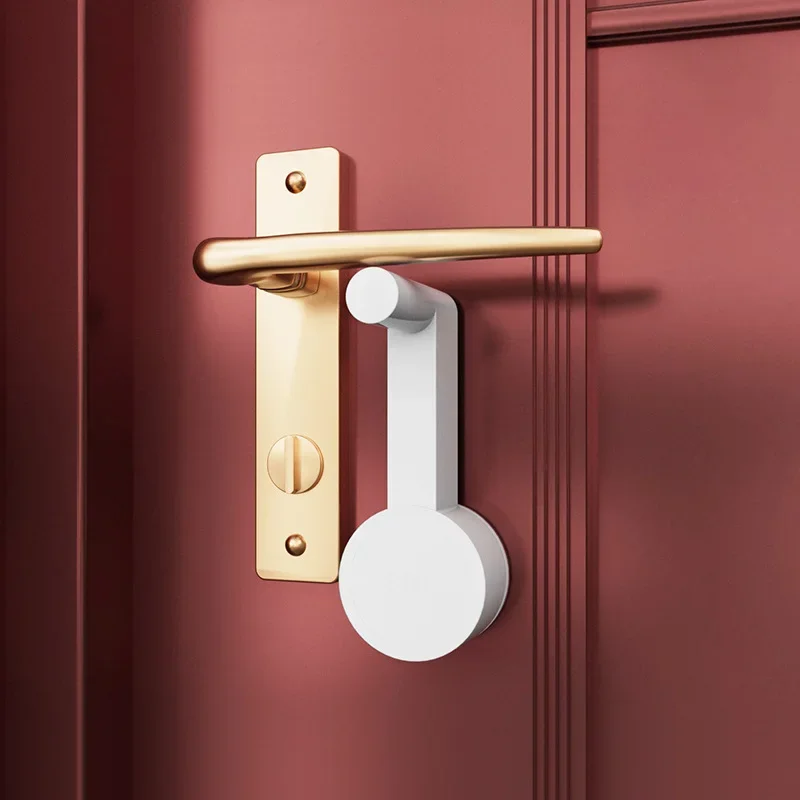 Замок для дверной ручки с защитой от детей, простой в установке, замок с защитой от открытия, замок для дверной ручки для комнаты для домашних животных, устройство для защиты детей