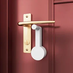 Child Safety Door Handle Lock Easy To Install Anti-opening Handle Lock Pet Room Door Handle Lock Child Protection Device
