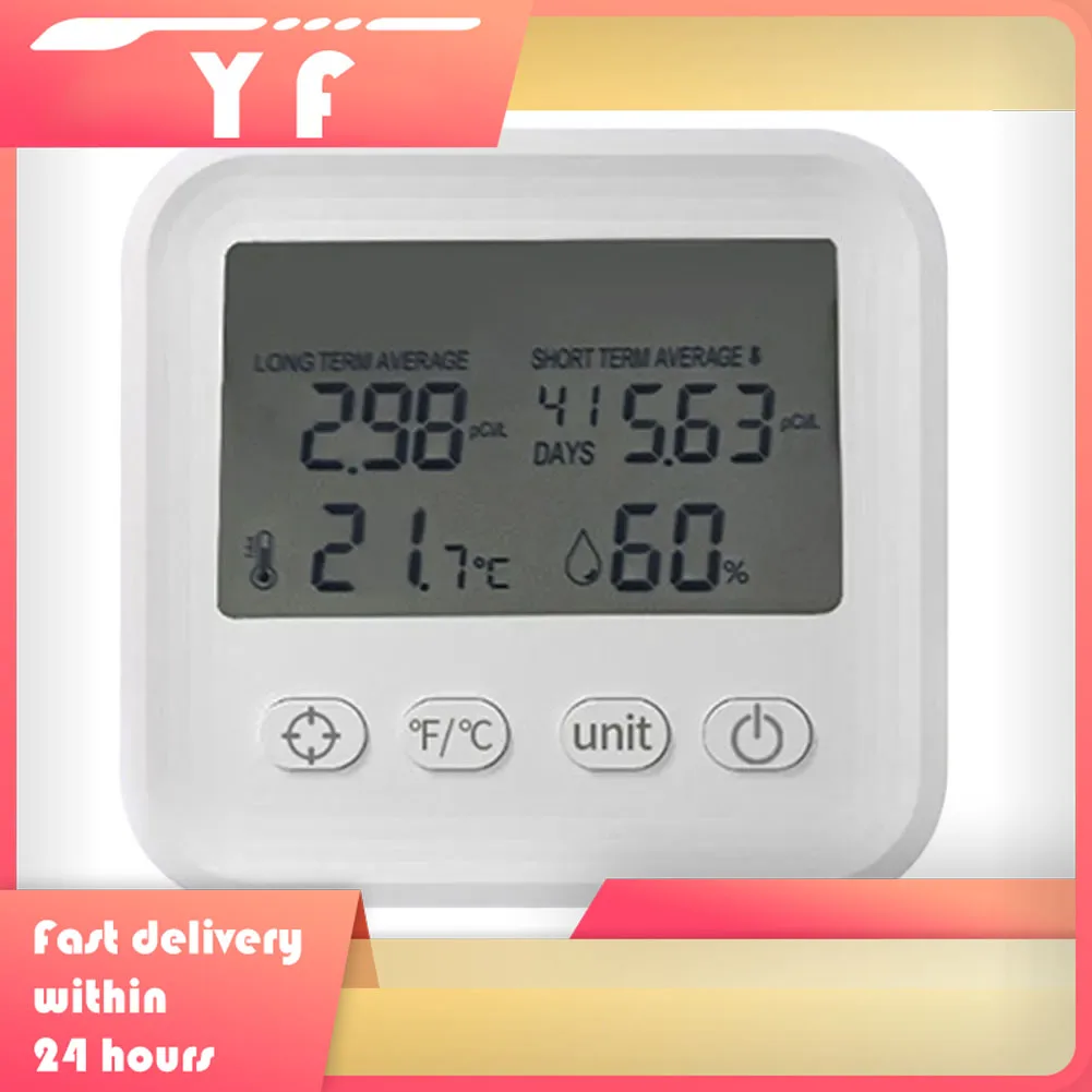 جهاز مراقبة هواء رادون صغير، مستشعر درجة الحرارة والرطوبة متعدد الوظائف، جهاز استشعار داخلي، كاشف غاز رادون داخلي #1