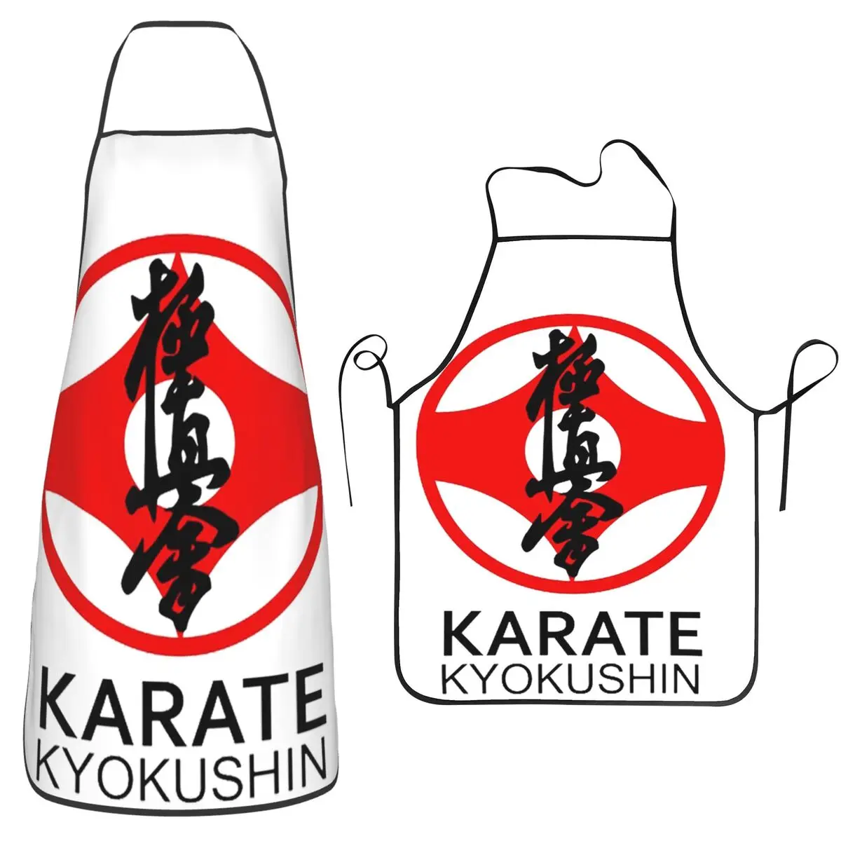 Kyokushin Kaikan Karate Symbol Kyokushinkai Dojo Aprons Chef Baking Tablier Bib Kitchen Cleaning Pinafore for Women Men Painting