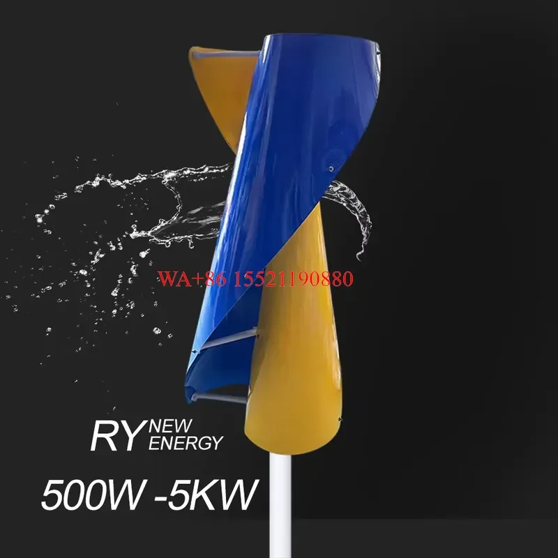 WMWMNU 2KW 3KW Wind Turbine Generator and 5KW Solar Panel Hybrid System for Home Farm