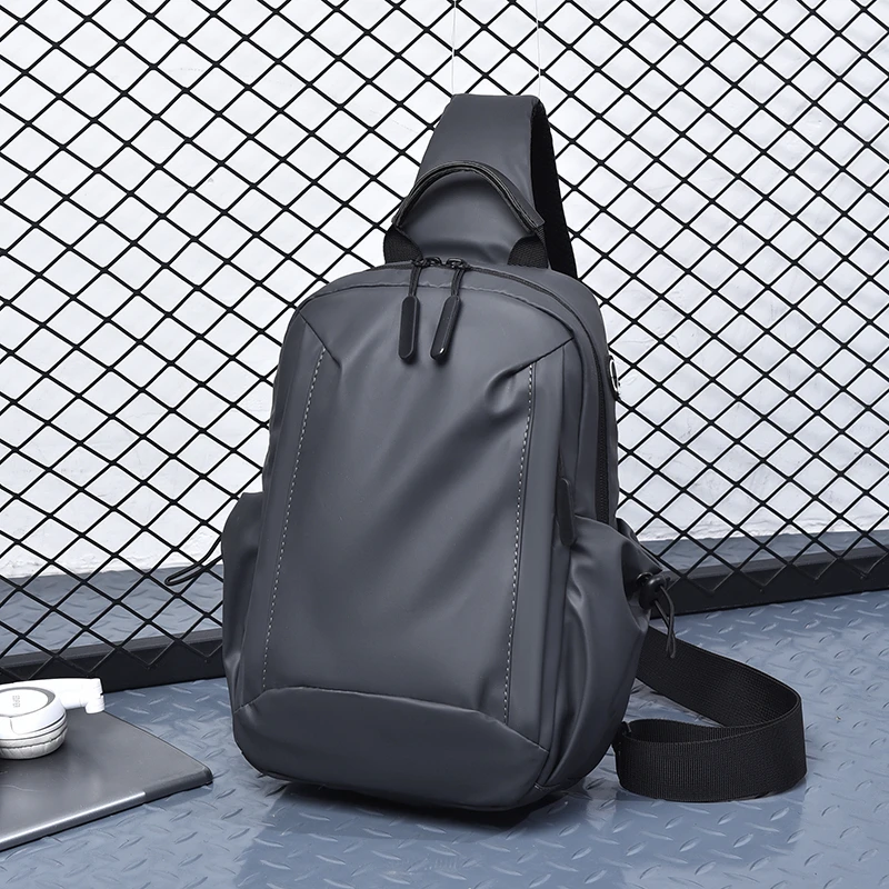 

New Men's Chest Bag: Minimalist, Versatile, Casual Shoulder Bag Portable, Multi-Functional, Large Capacity Crossbody Bag For Out