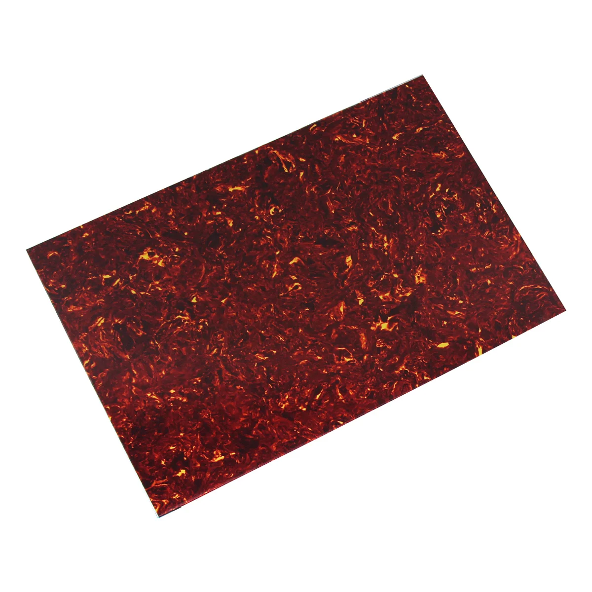 FLEOR Red Tortoise Bass Guitar Pickguard Blank Material Sheet Scratch Plate 290x430x2.3mm Guitar Parts