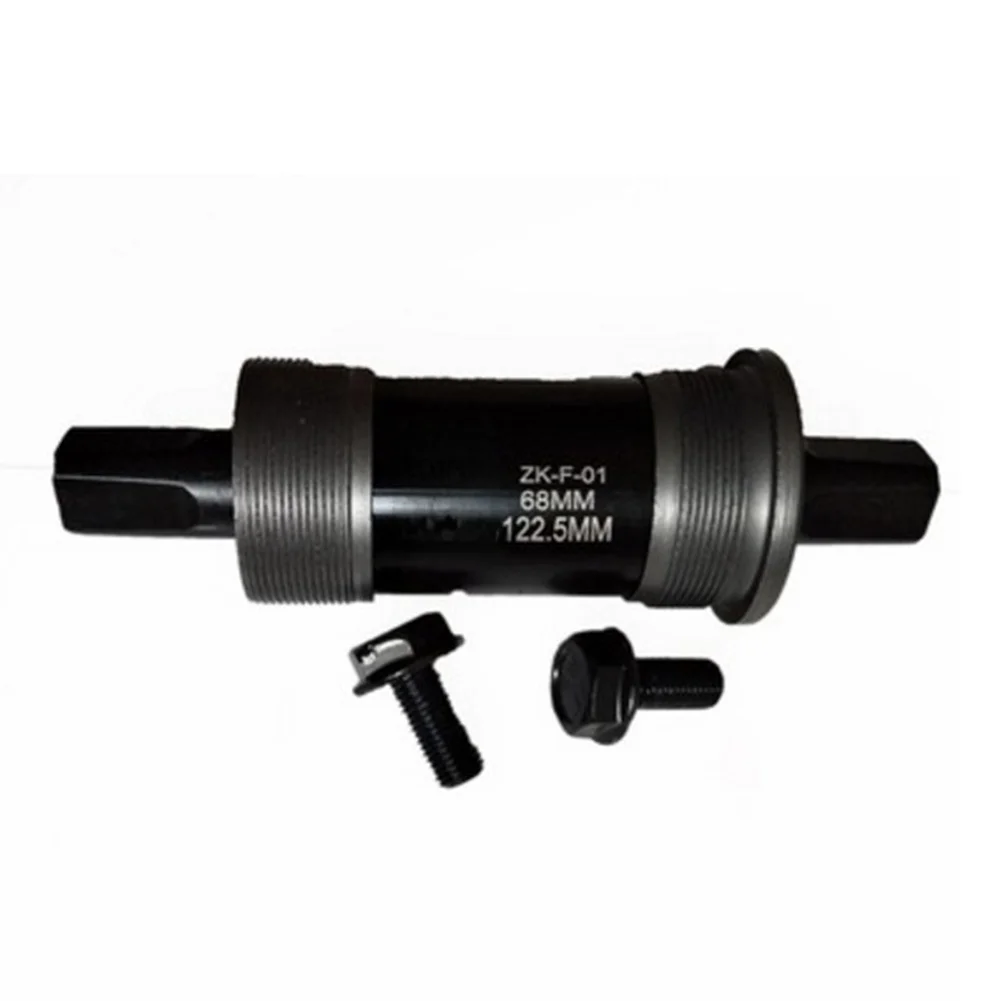 Mountain Bike Bottom Bracket 122.5mm with Square Taper Spindle and Sealed Bearings for Stable Crankset Operation view 2