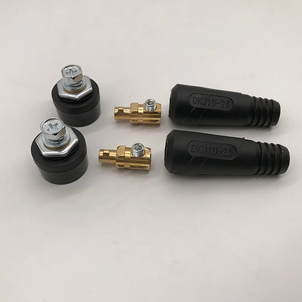 

4pc Male Plug Dkz10-25 Connector Welding Soldering Quick Connector High Temperature Oil Resistant