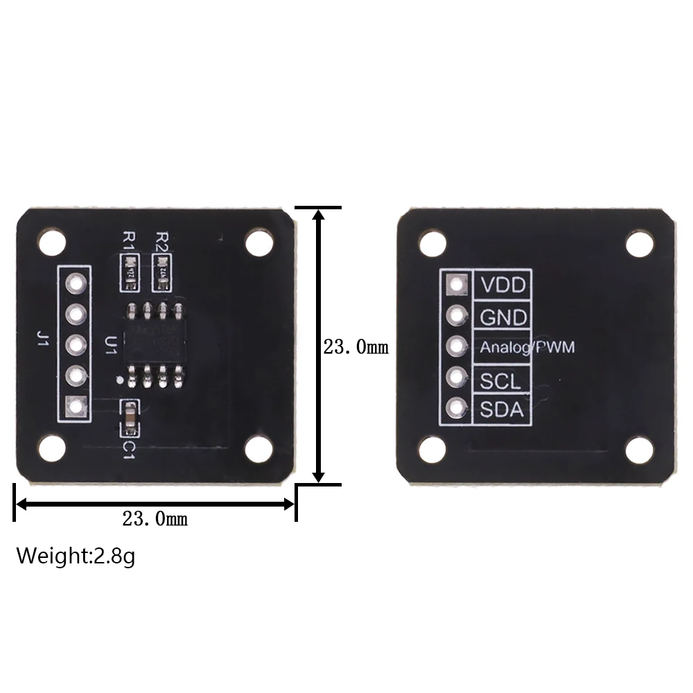 Mt6701 Magnetic Encoder Magnetic Induction Angle Measurement Sensor Module 14bit High Precision Instead Of As5600