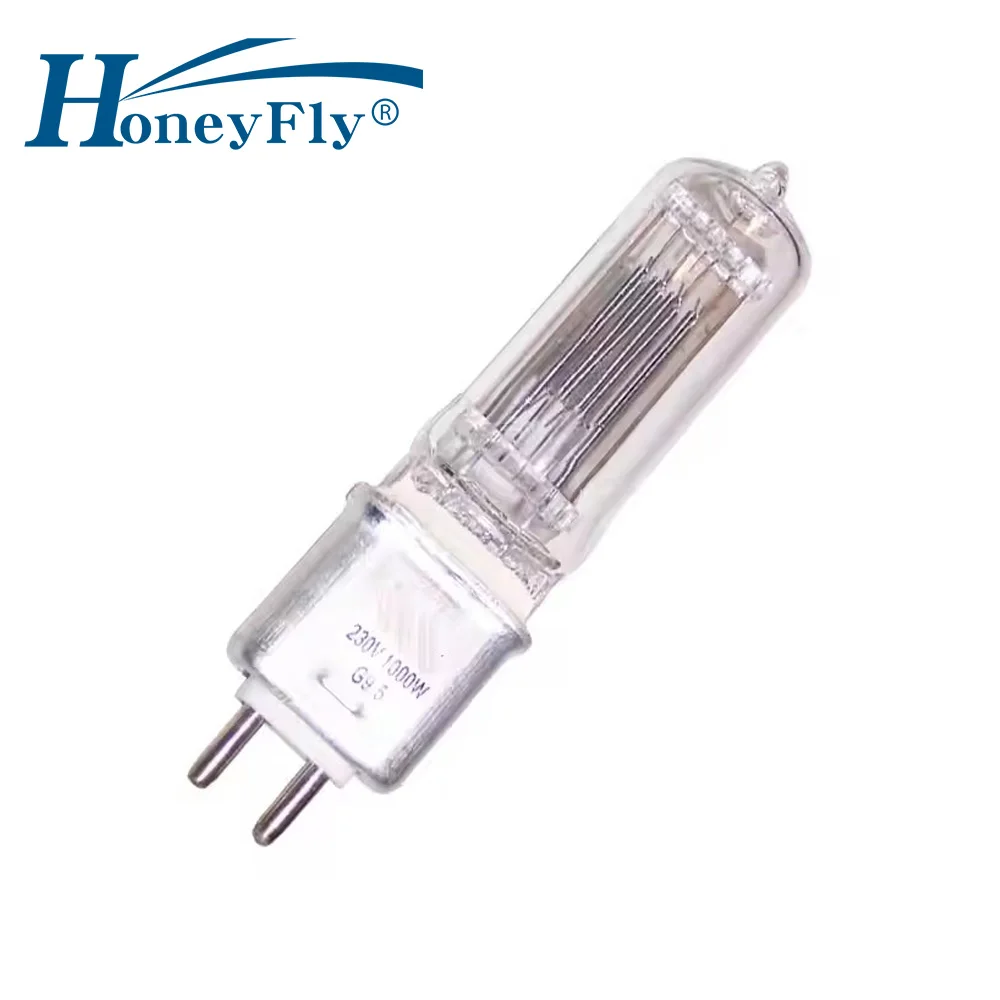 HoneyFly FEP 93734 Studio Halogen Lamp Bulb G9.5 230V 1000W Stage Light Aluminum Lamp Holder Photographic Lamp for Studio