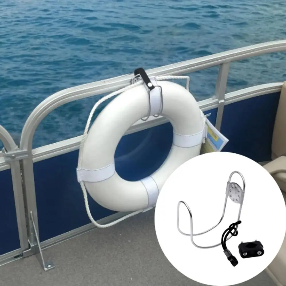 

Крепление для спасательного круга из нержавеющей стали, регулируемое, для морского применения, для яхт, нержавеющее, для плавательных кругов и баллонов