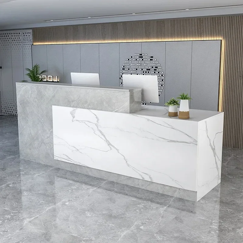 

Counter Modern Company Reception Desks Commercial Beauty Salon Reception Desk Convenience Store Consultation Counter