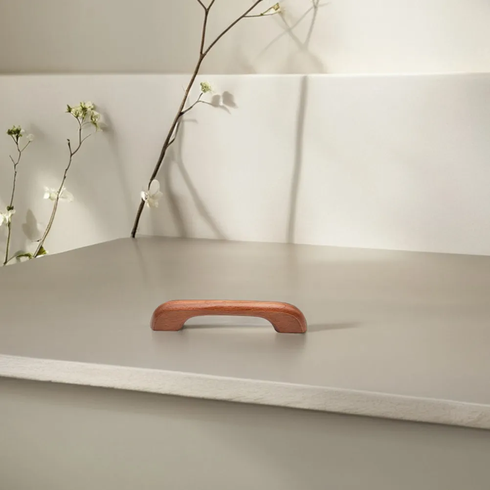 10Pcs Wood Cabinet Handles Unfinished Minimalist Kitchen Drawer Pulls Wardrobe Rustic Drawer Furniture Hardware