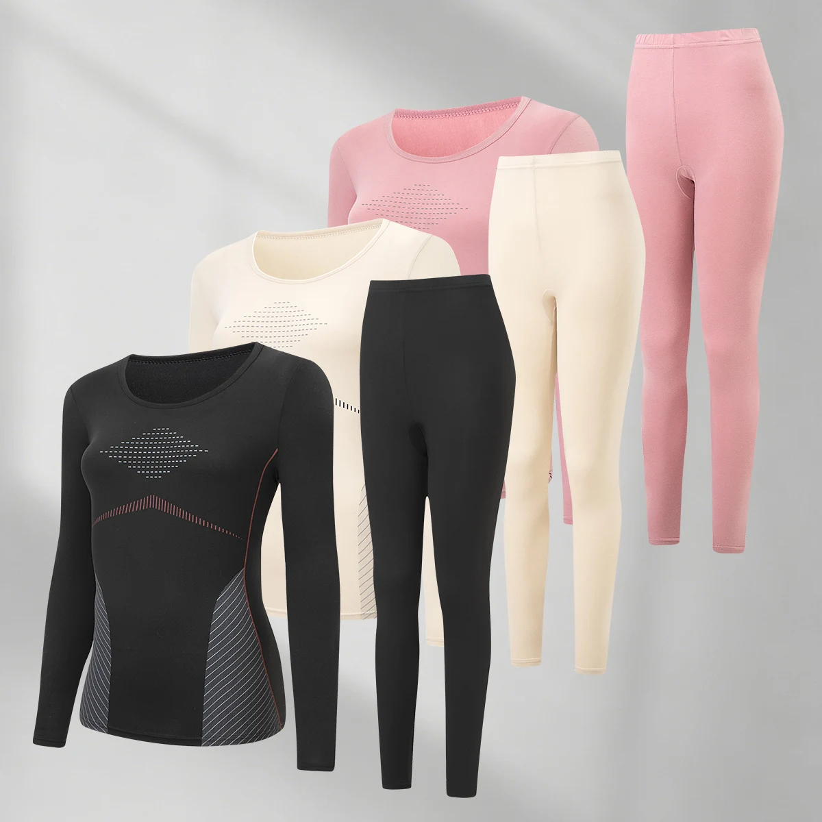 2-Piece Autumn/Winter Women's Warm Set v3 Girls' Casual Sports Comfortable Multi functional Autumn Clothes and Pants