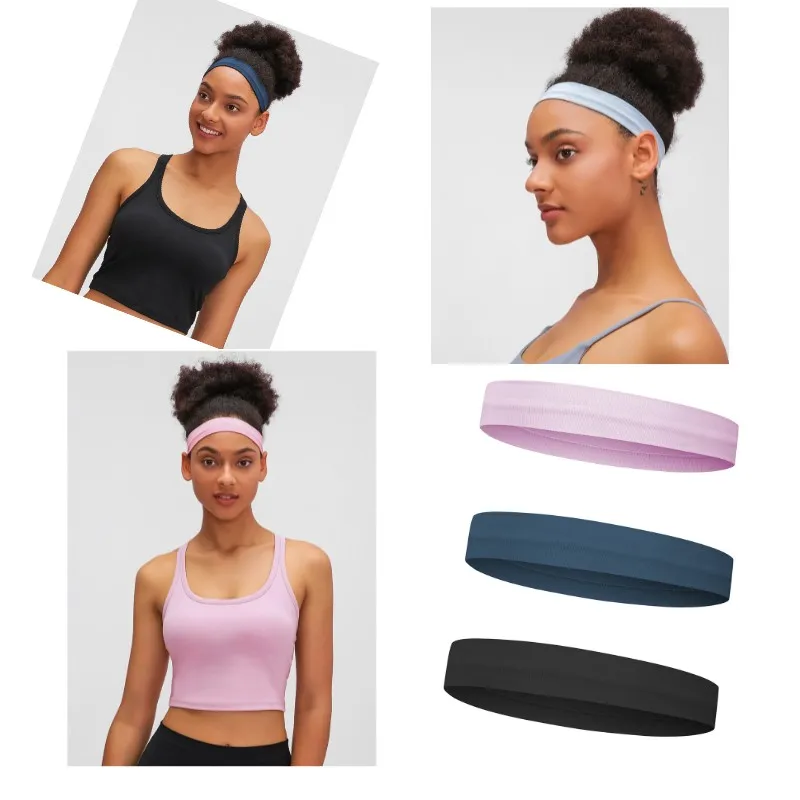 1Pc Yoga Running Fitness Cycling Hair Band Head Sports Gym Headband Elastic Sweatband Anti-Slip Women Men Breathable Quick Dry