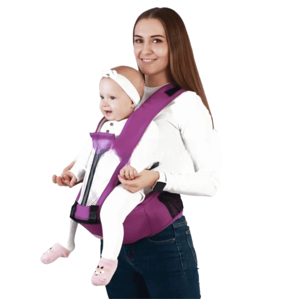 

Newborn Front Holding Baby Carrier Soft Material Infant Kangaroo Bag Baby Waist Stool 360 Ergonomic Carrier Waist Stool Strap