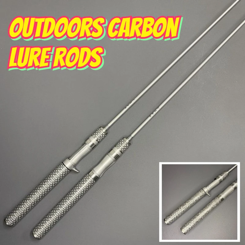 

Lightweight Outdoors Carbon Lure Rods Portable Durable Fishing Pole Equipment Fishing Gear Solid Rod Tip Tackle Tool Supplies
