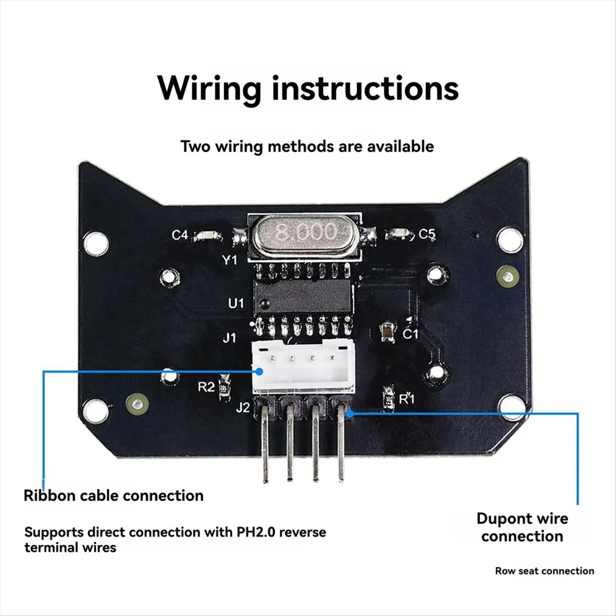 T1804C-Ultrasonic Sensor DIY Obstacle Avoidance Module Distance Sensor for Smart Robot Car HOT