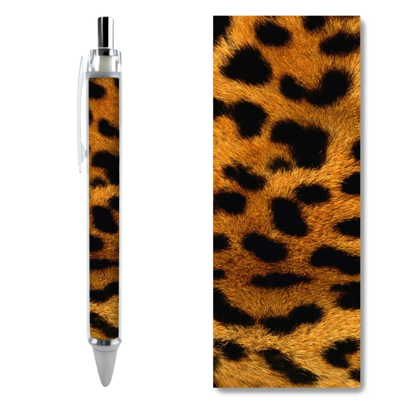 2/4PCS Leopard Print Gel Pen Hot Selling Popular Striped Peripheral Daily Stationery Cute Animal Decoration Pretty Stationery