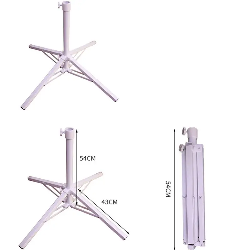 Support pliant pour parapluie pare-soleil, support de base en métal, arbre de Noël Él, extérieur