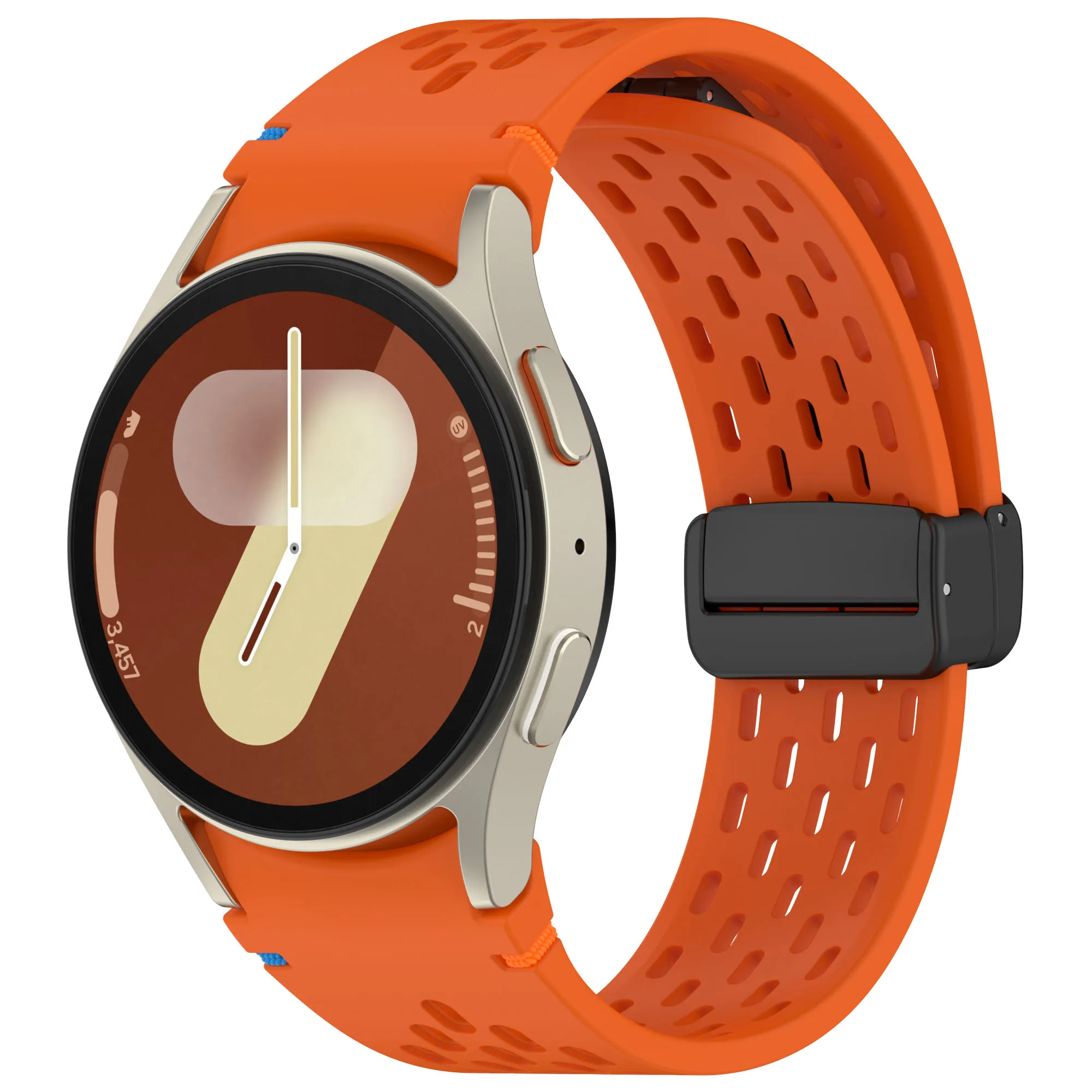 20 mm Magnetarmband für Samsung Galaxy Watch 4 5 Pro 6 7 7LTE 44 mm 40 mm Watch4/6 Classic Silikonband Keine Lücken Armband Correas – Detail 7